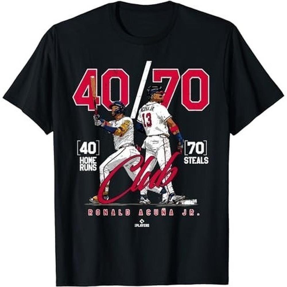 40-70 Club Ronald Acuna Jr Atlanta Mlbpa T-Shirt